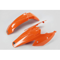 Fenders Kit OEM Color for Ktm SX 250/XC 250 (2004-06) - SX 125/XC 125 (2004-06) - SX 450 (2004-06) - REPLICA PLASTICS - KTFK5...