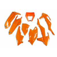 Plastic kit / With headlight Ktm - orange 127 - REPLICA PLASTICS - KTKIT523-127 - UFO Plast