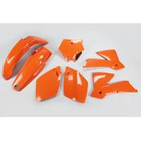 Plastic Kit orange for Ktm SX 250/XC 250 (2001-02) - SX 125/XC 125 (2003) - SX 450 (2003) - REPLICA PLASTICS - KTKIT501B-127 ...