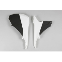 Mixed spare parts / Airbox cover - white-black - Ktm - REPLICA PLASTICS - KT04053-999K - UFO Plast