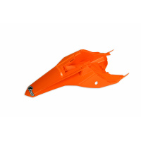 Rear Fender orange for Ktm SX 65 (2016-23) - REPLICA PLASTICS - KT04072-127 - Ufo Plast