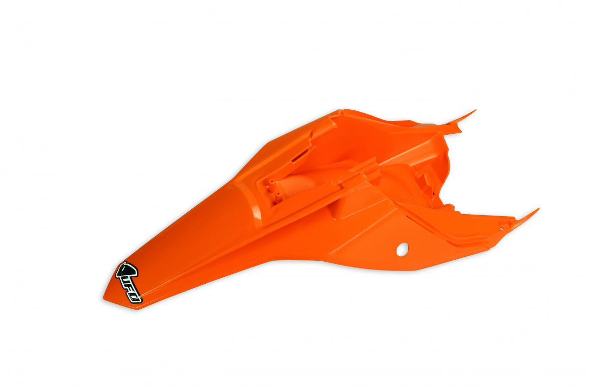 Rear Fender orange for Ktm SX 65 (2016-23) - REPLICA PLASTICS - KT04072-127 - Ufo Plast