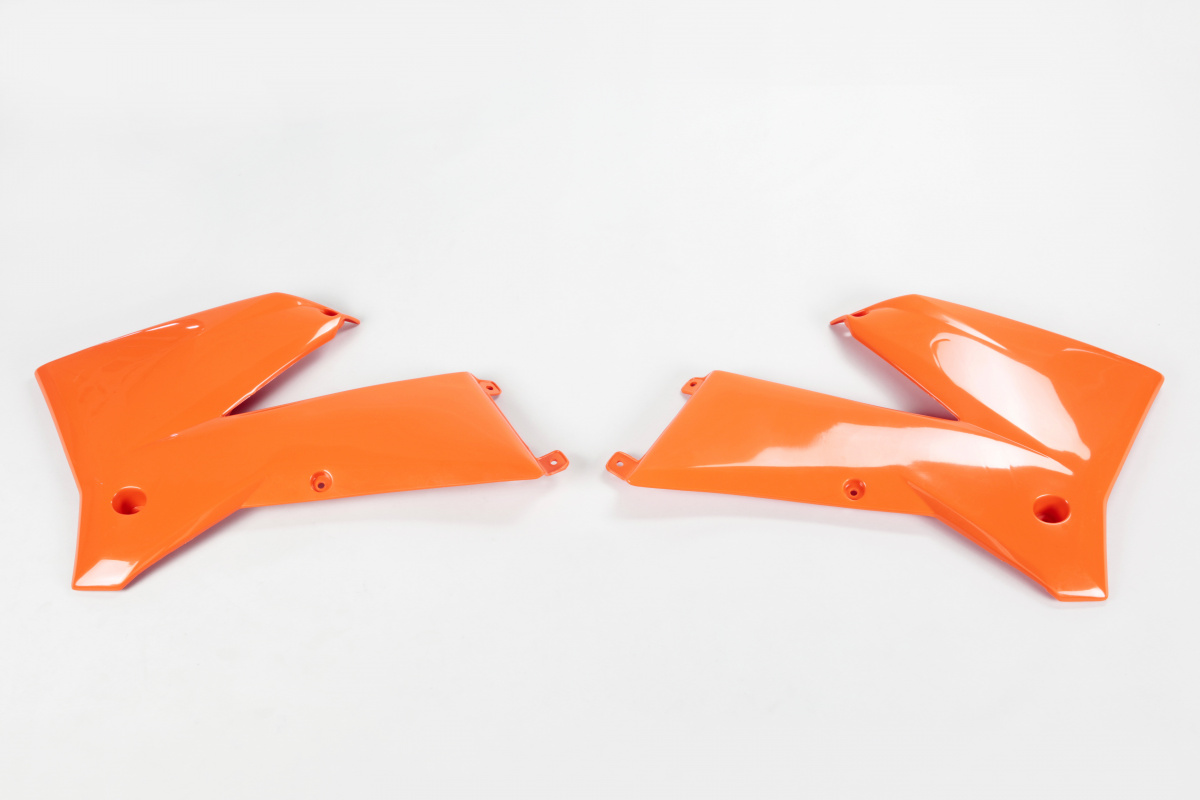 Radiator covers - orange 127 - Ktm - REPLICA PLASTICS - KT03084-127 - UFO Plast