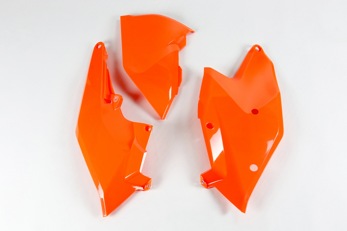 Side Panels neon orange for Ktm SX 250/XC 250 - SX 125/XC 125 - EXC 125/XC W125 - SX 150 - EXC 150/XC W150 / XC W150TPI - EX....