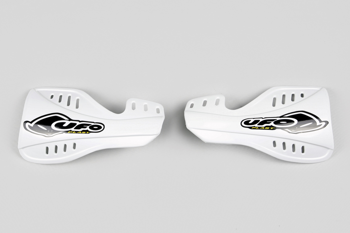 Handguards white for Ktm SX 250/XC 250 - SX 125/XC 125 - EXC 125/XC W125 - EXC 200 - EXC 250/XC W250 - EXC-F 250/XCF W250 - ....