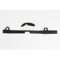 Swingarm Chain Slider black for Ktm LC4 640 (2002-04) - SMC 660 (2002-04) - REPLICA PLASTICS - KT03017-001 - Ufo Plast