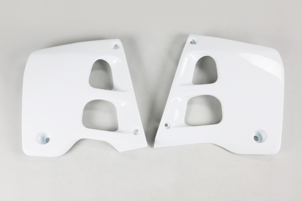 Radiator covers - white 041 - Honda - REPLICA PLASTICS - HO02625-041 - UFO Plast