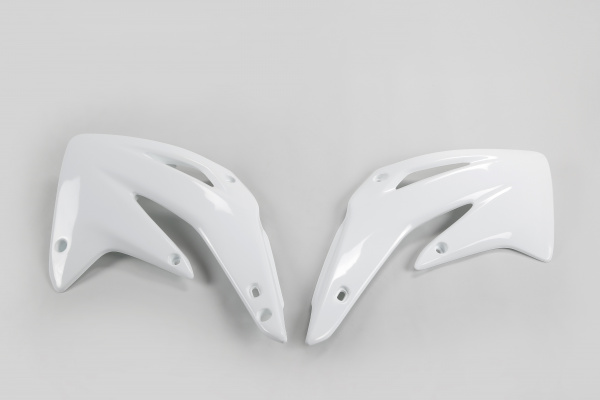 Radiator covers - white 041 - Honda - REPLICA PLASTICS - HO03630-041 - UFO Plast