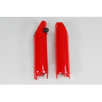 Fork Slider Protector + Quick Starter red for Honda CR 125 - CR 250 - CRF 250R - CRF 450R - REPLICA PLASTICS - HO04610-070 - ...