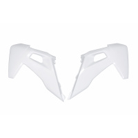 Radiator Covers white 20-25 for Husqvarna TC 250 - TE 250 - TC 125 - FC 250 - FE 250 - TE 300 - FC 350 - FE 350 - FC 450 - F....