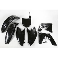 Plastic Kit black for Kawasaki KXF 250 (2009-12) - REPLICA PLASTICS - KAKIT212-001 - Ufo Plast