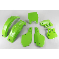 Plastic Kit green for Kawasaki KX 500 (1993-95) - REPLICA PLASTICS - KAKIT187-026 - Ufo Plast