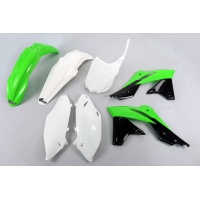 Plastic Kit OEM Color 14-15 for Kawasaki KXF 250 (2013-16) - REPLICA PLASTICS - KAKIT221-999 - Ufo Plast