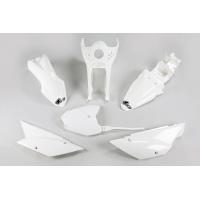 Plastic Kit white for Kawasaki KLX 110 (2010-25) - REPLICA PLASTICS - KA37003-047 - Ufo Plast