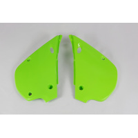 Side Panels green for Kawasaki KX 80 (1991-97) - REPLICA PLASTICS - KA02760-026 - Ufo Plast