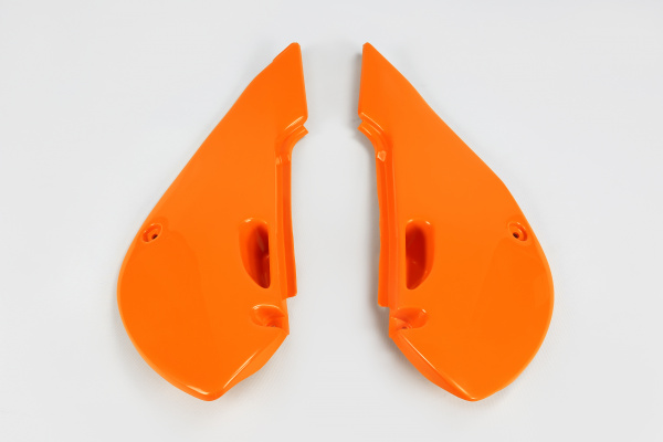 Side panels - orange 127 - Kawasaki - REPLICA PLASTICS - KA03734-127 - UFO Plast