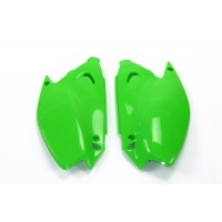 Side Panels green for Kawasaki KX 125 (2003-08) - KX 250 (2003-08) - REPLICA PLASTICS - KA03739-026 - Ufo Plast