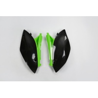 Side panels / Black-green - oem - Kawasaki - REPLICA PLASTICS - KA04706-999 - UFO Plast