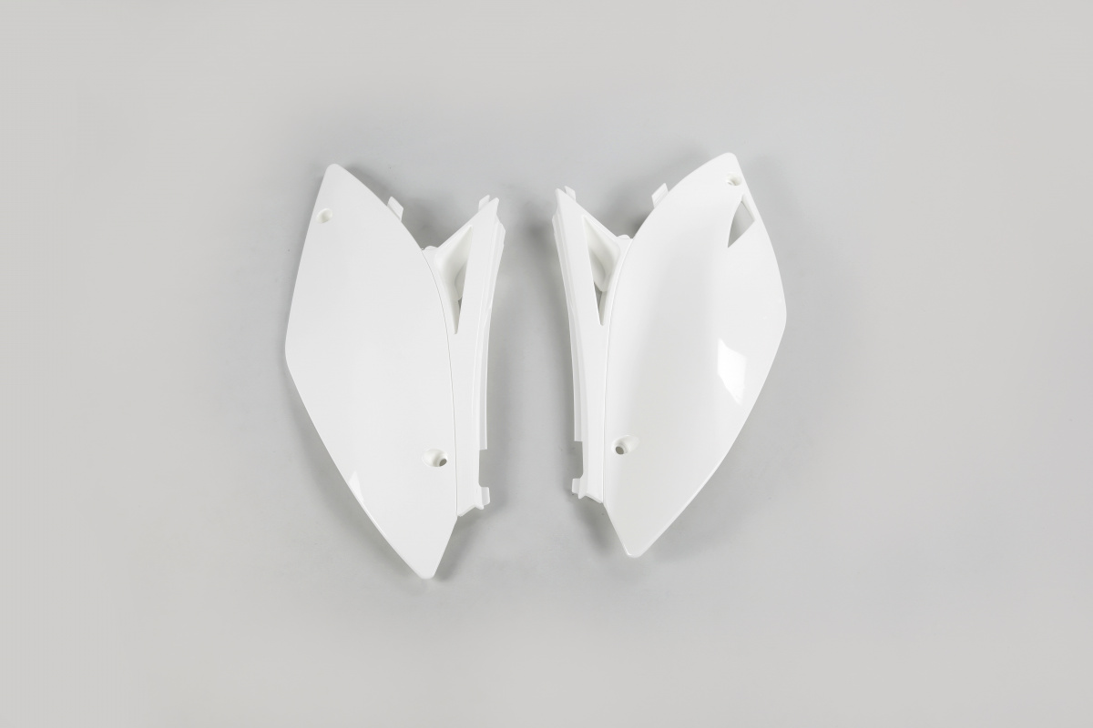 Side panels - white 047 - Kawasaki - REPLICA PLASTICS - KA04700-047 - UFO Plast