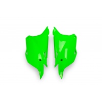 Side Panels neon green for Kawasaki KX 85 (2014-25) - KX 100 (2014-21) - KX 112 (2022-25) - REPLICA PLASTICS - KA04729-AFLU -...