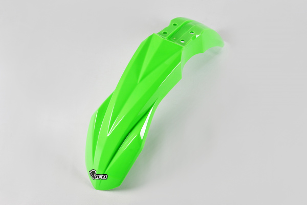 Front fender - neon green - Kawasaki - REPLICA PLASTICS - KA04733-AFLU - UFO Plast