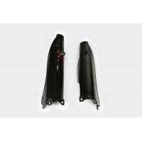 Fork slider protectors + quick starter - black - Kawasaki - REPLICA PLASTICS - KA03776-001 - UFO Plast