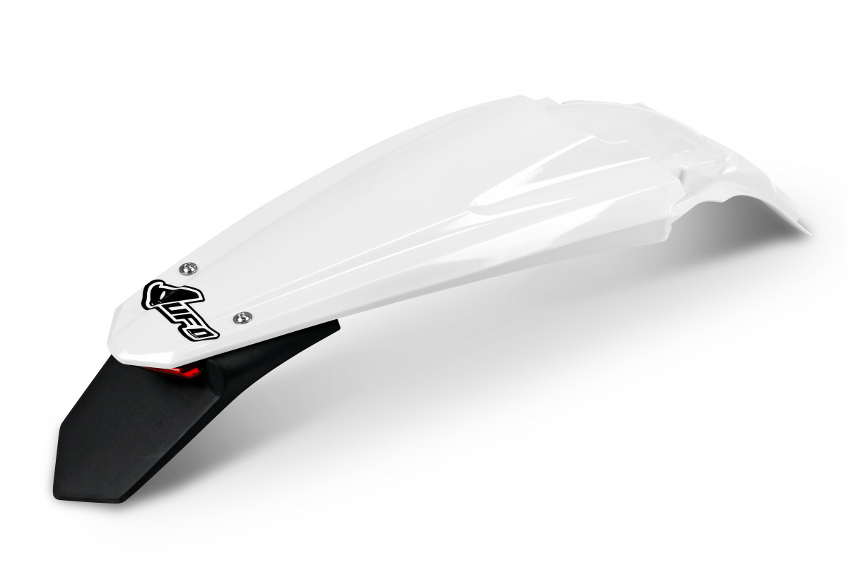 Rear Fender white for Kawasaki KXF 250 (2017-20) - KXF 450 (2016-18) - REPLICA PLASTICS - KA04735-047 - Ufo Plast