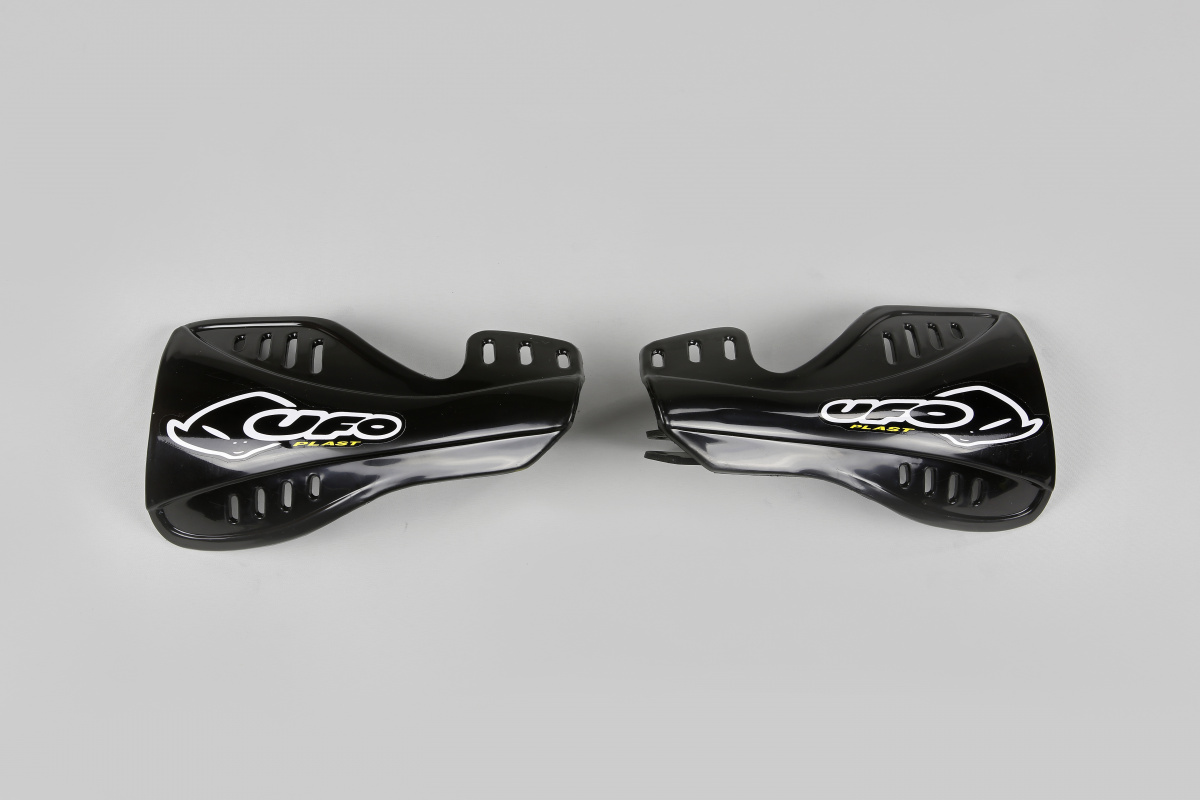 Mixed spare parts / Handguards - black - Kawasaki - REPLICA PLASTICS - KA03764-001 - UFO Plast