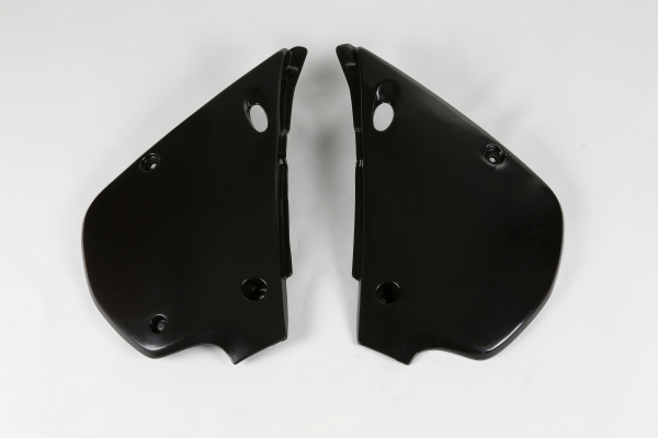 Side panels - black - Kawasaki - REPLICA PLASTICS - KA02760-001 - UFO Plast