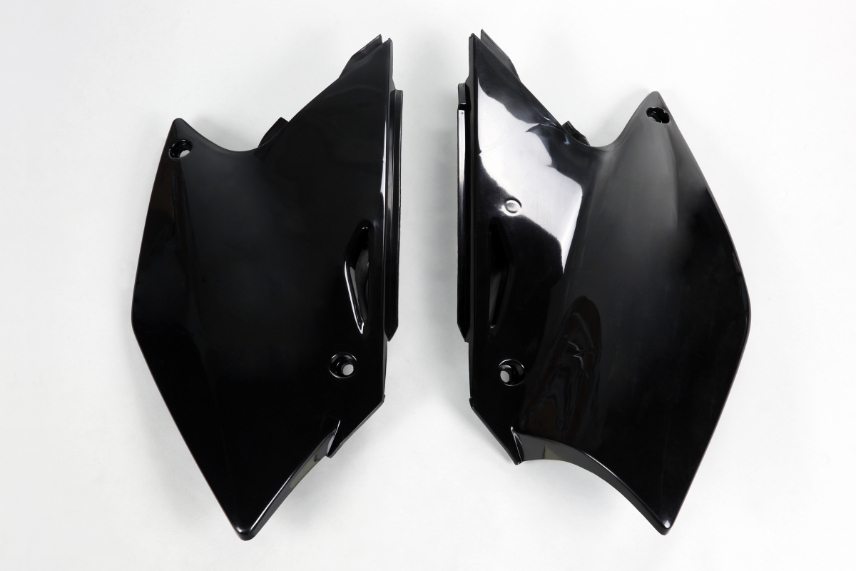 Side Panels black for Suzuki RMZ 250 (2004-06) - REPLICA PLASTICS - SU03932-001 - Ufo Plast