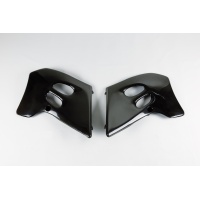 Radiator Covers black for Suzuki RM 125 (1993-95) - RM 250 (1993-95) - REPLICA PLASTICS - SU02945-001 - Ufo Plast