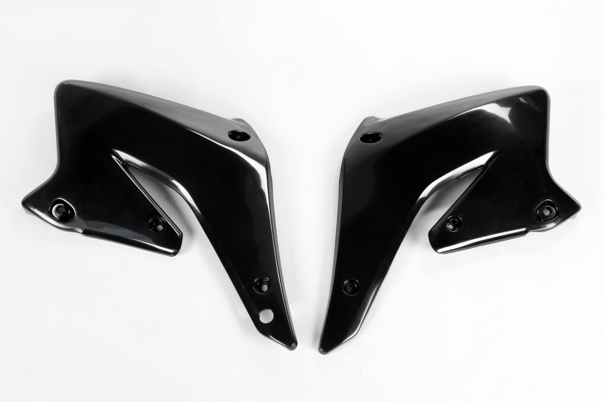 Radiator covers - black - Suzuki - REPLICA PLASTICS - SU03933-001 - UFO Plast