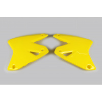 Radiator Covers yellow for Suzuki DRZ 400E (2000-25) - REPLICA PLASTICS - SU03978-101 - Ufo Plast