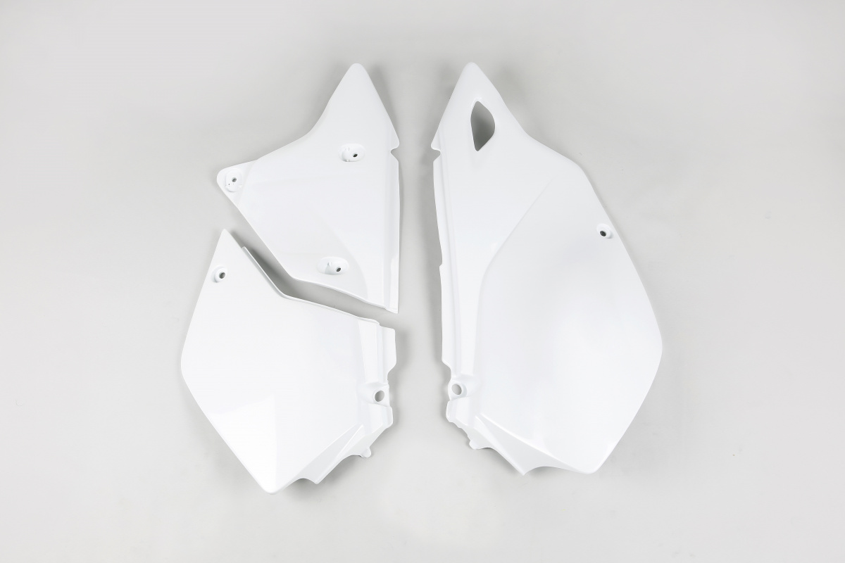 Side Panels white for Suzuki DRZ 400E (2000-25) - REPLICA PLASTICS - SU03979-041 - Ufo Plast