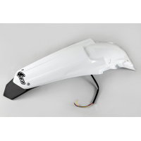 Rear fender / Enduro LED - white 041 - Suzuki - REPLICA PLASTICS - SU04934-041 - UFO Plast