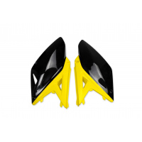 Side panels / Black-yellow - oem 10-12 & 17 - Suzuki - REPLICA PLASTICS - SU04929-999 - UFO Plast