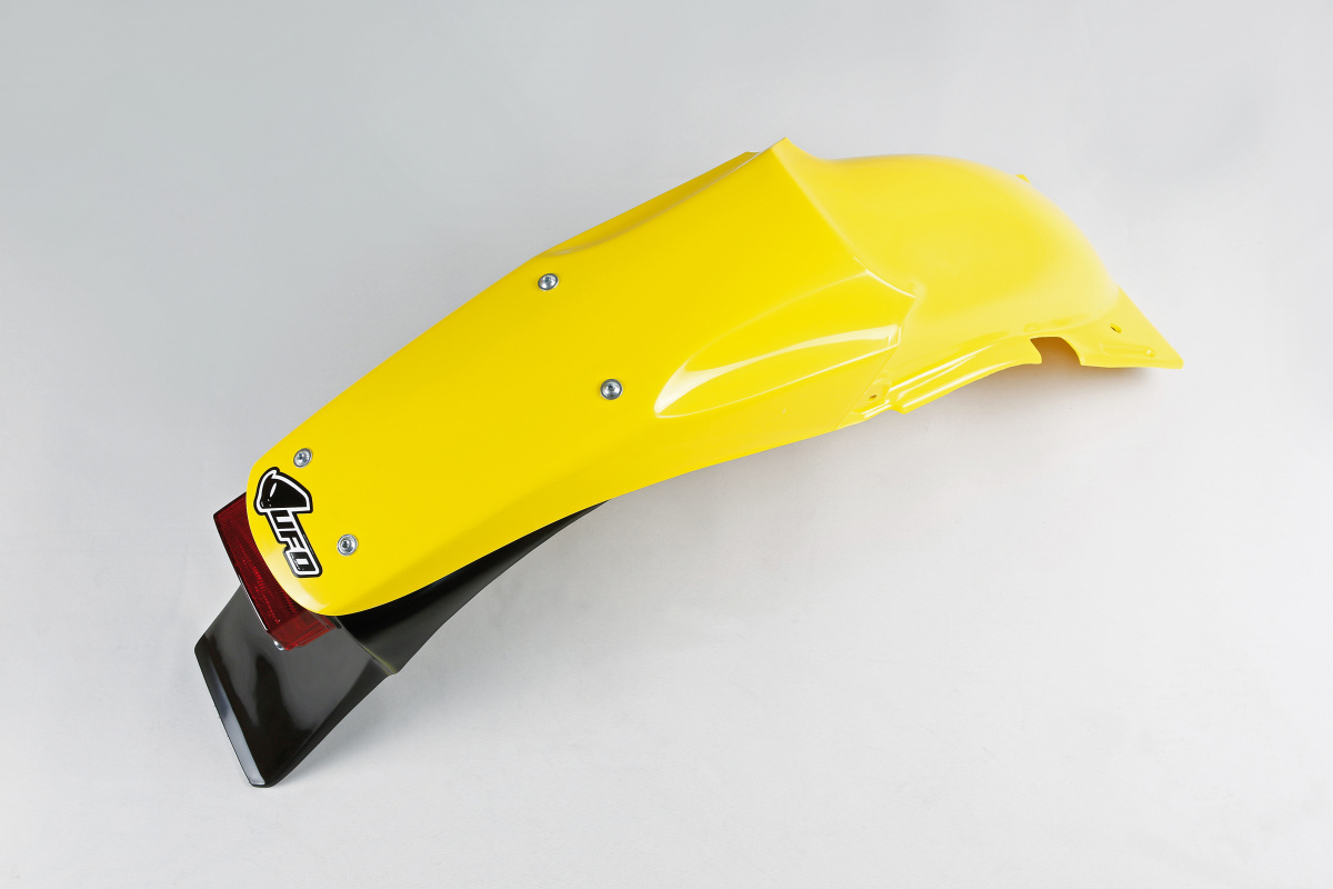 Rear Fender yellow for Suzuki RM 125 (1996-00) - RM 250 (1996-00) - REPLICA PLASTICS - SU02961-101 - Ufo Plast