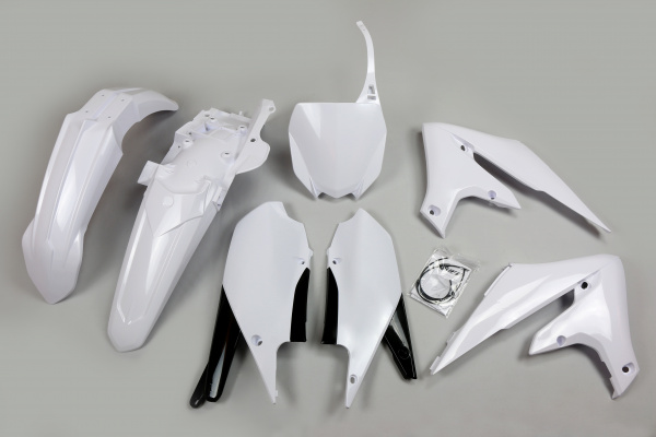 Plastic Kit white for Yamaha YZF 250 (2019-23) - YZF 450 (2018-22) - REPLICA PLASTICS - YAKIT321-046 - Ufo Plast