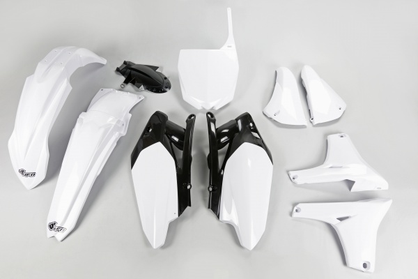 Plastic Kit white for Yamaha YZF 450 (2011-13) - REPLICA PLASTICS - YAKIT311-046 - Ufo Plast