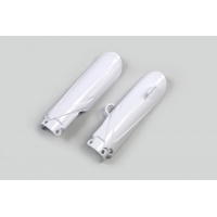 Fork slider protectors - white 046 - Yamaha - REPLICA PLASTICS - YA04870-046 - UFO Plast