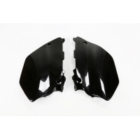 Side Panels black for Yamaha YZ 125 (2002-14) - YZ 250 (2002-14) - REPLICA PLASTICS - YA03847-001 - Ufo Plast