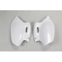 Side Panels white for Yamaha YZF 400 - WRF 400 - YZF 250 - WRF 250 - YZF 426 - WRF 426 - REPLICA PLASTICS - YA03811-046 - Ufo...