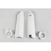 Fork Slider Protectors white for Yamaha YZ 125 - YZ 250 - YZF 400 - WRF 400 - YZF 250 - WRF 250 - YZF 426 - WRF 426 - YZF 45....