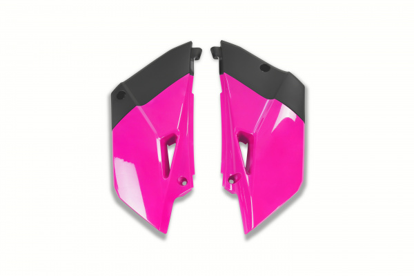 Side panels - neon pink - Yamaha - REPLICA PLASTICS - YA04848-P - UFO Plast