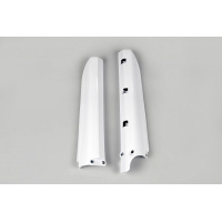 Fork Slider Protectors white for Yamaha YZ 85 (2002-18) - REPLICA PLASTICS - YA03886-046 - Ufo Plast