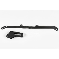 Chain guide+swingarm chain slider - black - Yamaha - REPLICA PLASTICS - YA04803-001 - UFO Plast