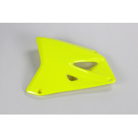 Radiator Covers neon yellow for Suzuki RM 85 (2000-25) - REPLICA PLASTICS - SU03969-DFLU - Ufo Plast