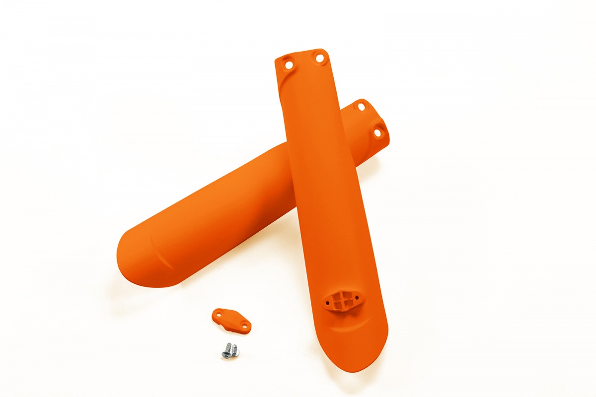 Fork slider protectors - orange 127 - Ktm - REPLICA PLASTICS - KT04055-127 - UFO Plast