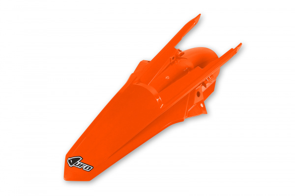 Rear fender / With pins - neon orange - Ktm - REPLICA PLASTICS - KT04081-FFLU - UFO Plast