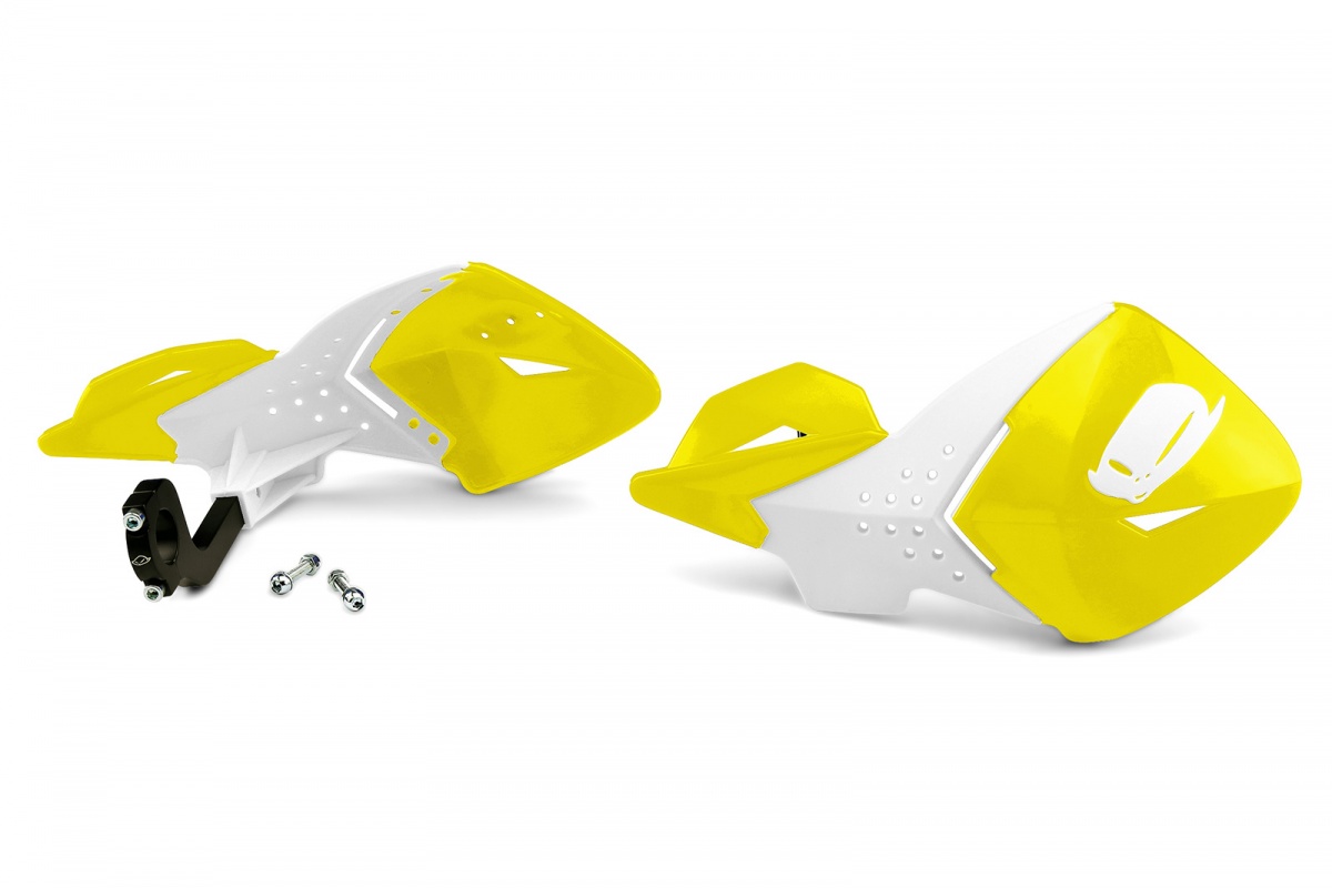 Motocross handguards Escalade yellow - Handguards - PM01646-102 - Ufo Plast